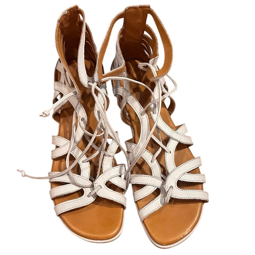 Gentle Souls Kenneth Cole Break My Heart Sandal Sz 7.5 Leather Gladiator Strappy